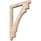 Ekena Millwork Merced Arts & Crafts Smooth Bracket, Douglas Fir, 3 1/2"W x 36"D x 48"H BKT04X36X48MRC03SDF - alternate 1